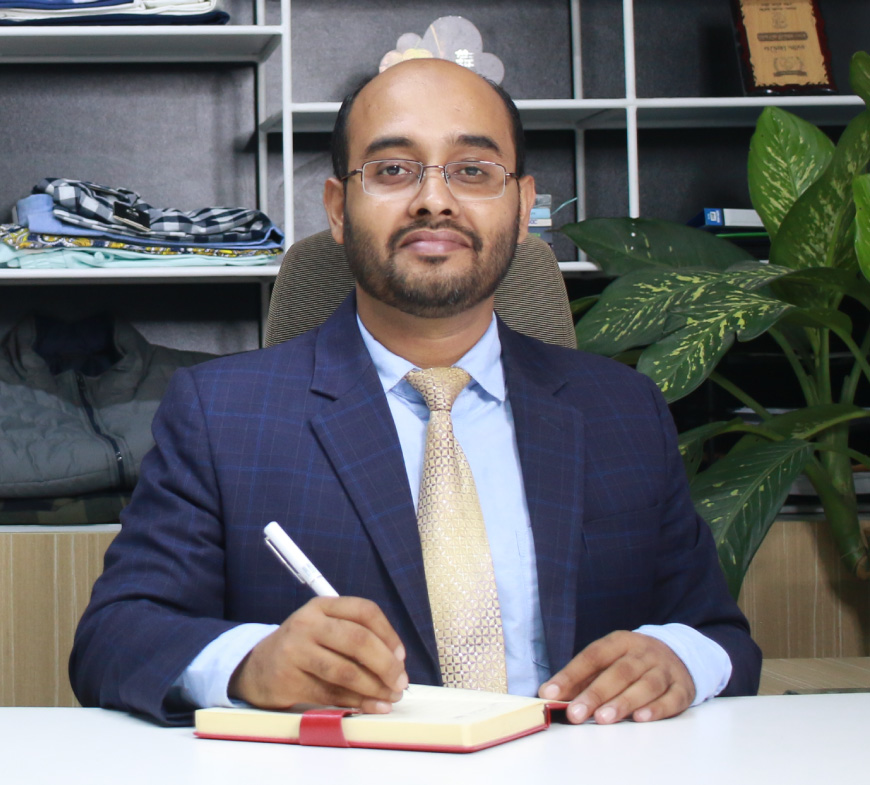 Matiur Rahman, Founder, CEO, and Managing Director of RYZEAL SOURCING, leading the apparel buying house with expertise in global sourcing and manufacturing coordination.